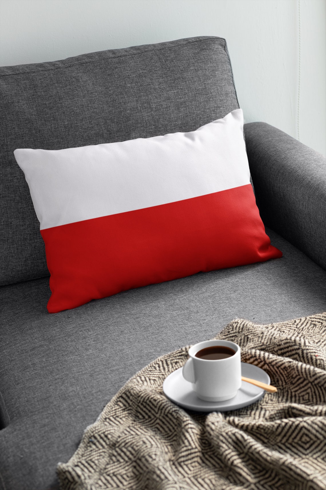 Polish Flag Pillow Etsy