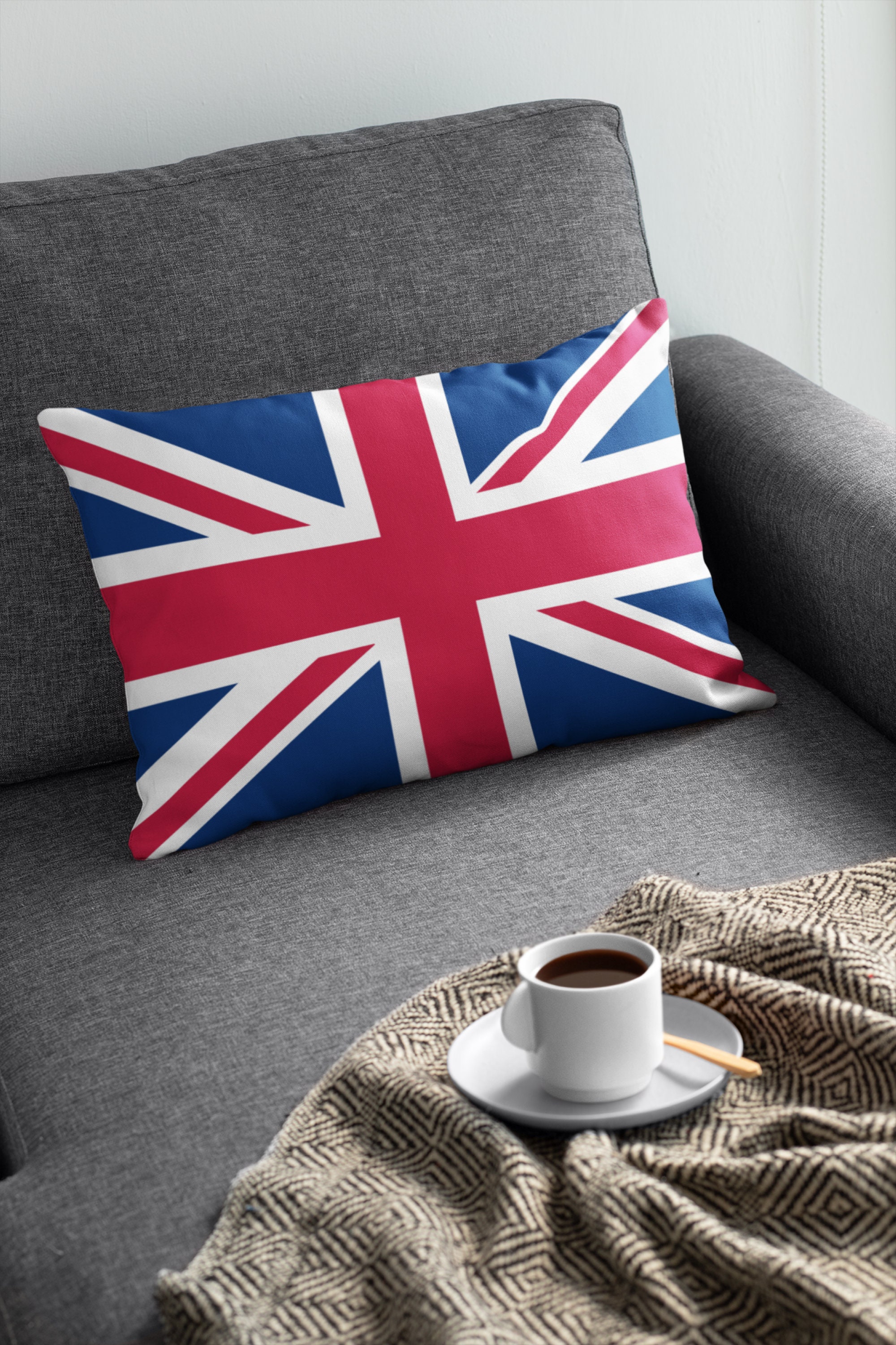 British Flag Pillow Etsy