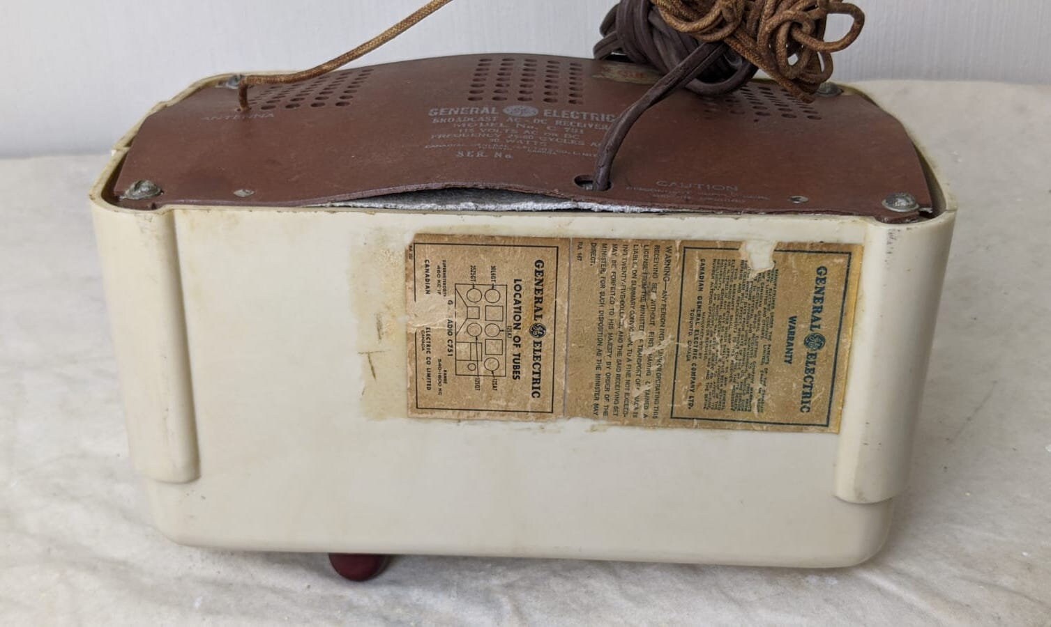 Canadian General Electric en Crema Etsy España
