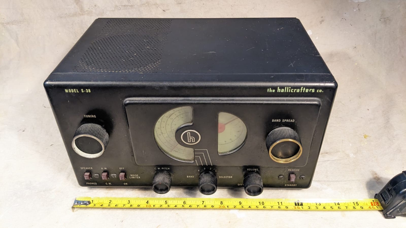 1953 Hallicrafters S38 Communications Multi Band Radio Etsy