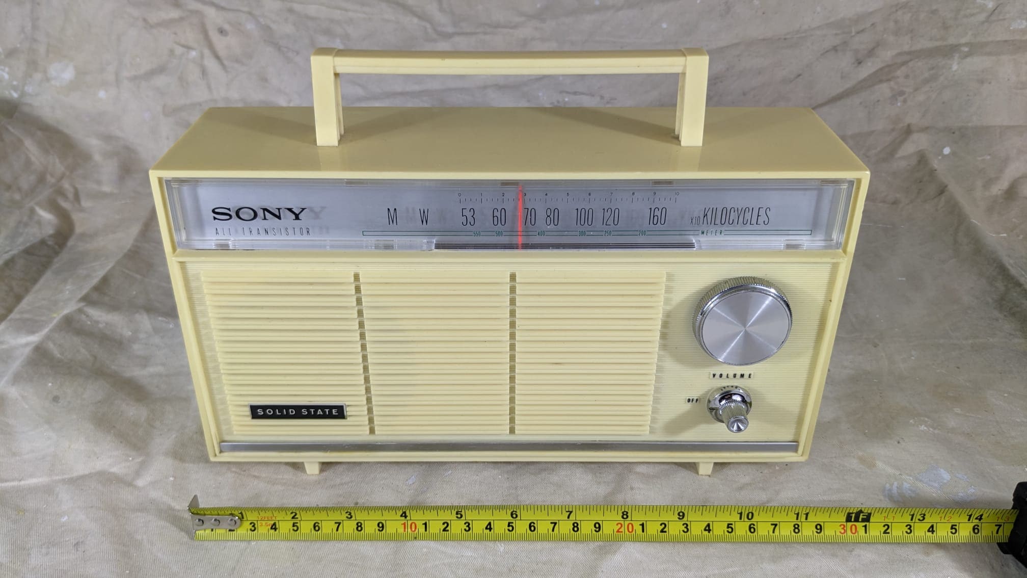 1967 Sony Solid State Portable Radio. Mfg in Tokyo Japan - Etsy