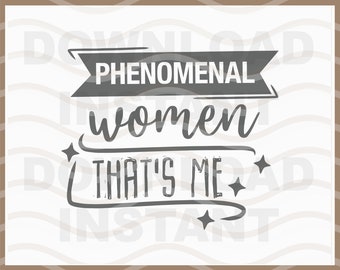 Download Phenomenal Woman Svg Etsy