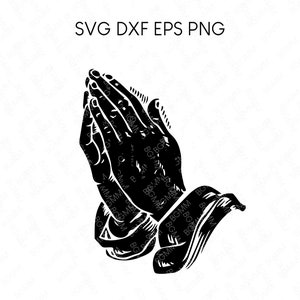 Praying Hands SVG, Jesus Pray SVG Religious SVG Cur File For Cricut