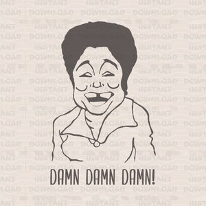 Florida Evans SVG | Gute Zeiten | Esther Rolle Damn | Lustiges Shirt | Black TV Show Cricut Datei | Eps Dxf Png | Herunterladen