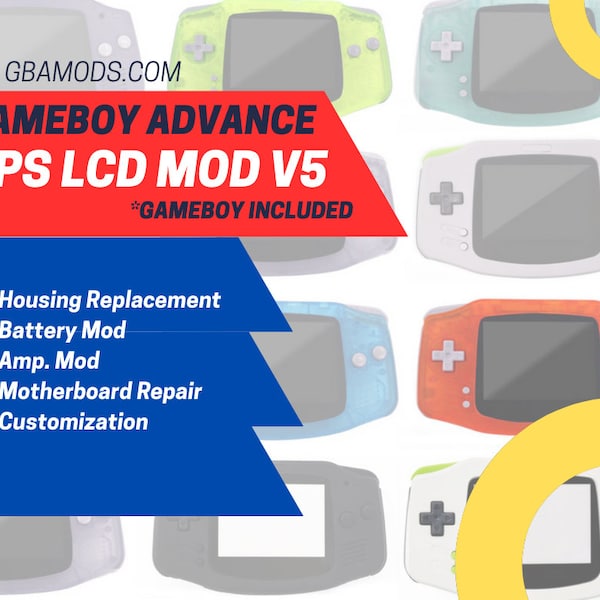 GameBoy Advance - IPS V5 LCD Custom