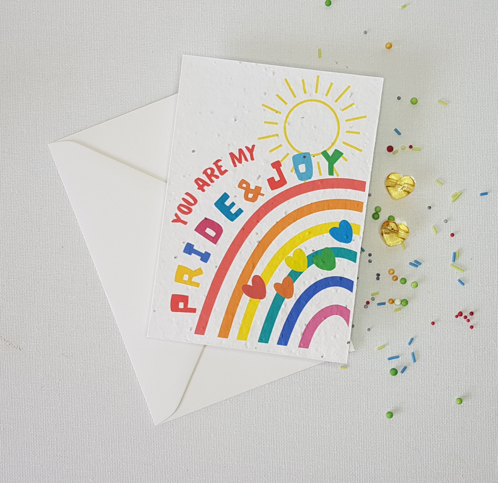 Pride Greeting Card LGBTQ Seeded Personalised Etsy