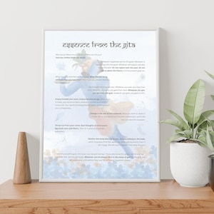 Krishna Art Print - Essence from the Gita | Inspirational and Motivational Sayings