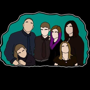 Personalised, minimalistic cartoon illustrations of you, your loved ones, friends and pets.