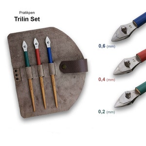 Pratikpen Trilin Pen Set hand lettering calligraphy pens calligraphy pen writing journaling professionals handmade