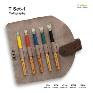 Pratikpen T Set 1 hand lettering calligraphy pen modern writing journaling technical art professionals unique design handle ink dip nib