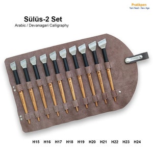 Pratikpen Arabisch/Devanagari Kalligraphie Stift Set, Arabische Kalligraphie, Devanagari Kalligraphie