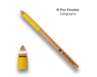 Pratikpen R-Pen Flexible ,pencil handle original beech wood handmade,professional writing pen