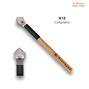 Pratikpen Ruling R15 Calligraphy Pen / Modern Writing Journaling tecnico arte professionisti unico design maniglia inchiostro penna pennino