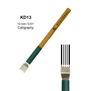 Pratikpen T Patterned KD13 (13mm/0,51'') Caneta de caligrafia com letras manuais