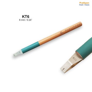Stylo calligraphie manuscrit Pratikpen T Straight KT6 (6 mm/0,24 po.)