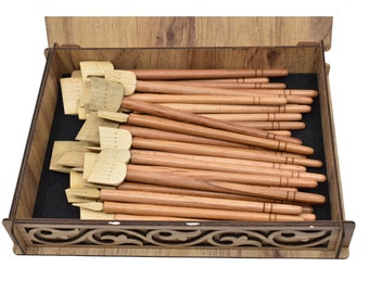 Personalized Bamboo Celi Thuluth Arabic Calligraphy Pens – Custom Name Engraved Gift