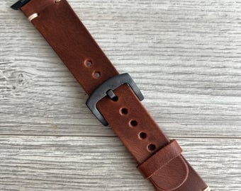 Handmade Apple Watch Band, Custom Leather Bands, 49-42-45-46-38-44-41-40 mm Series 11-1, SE, ULTRA,