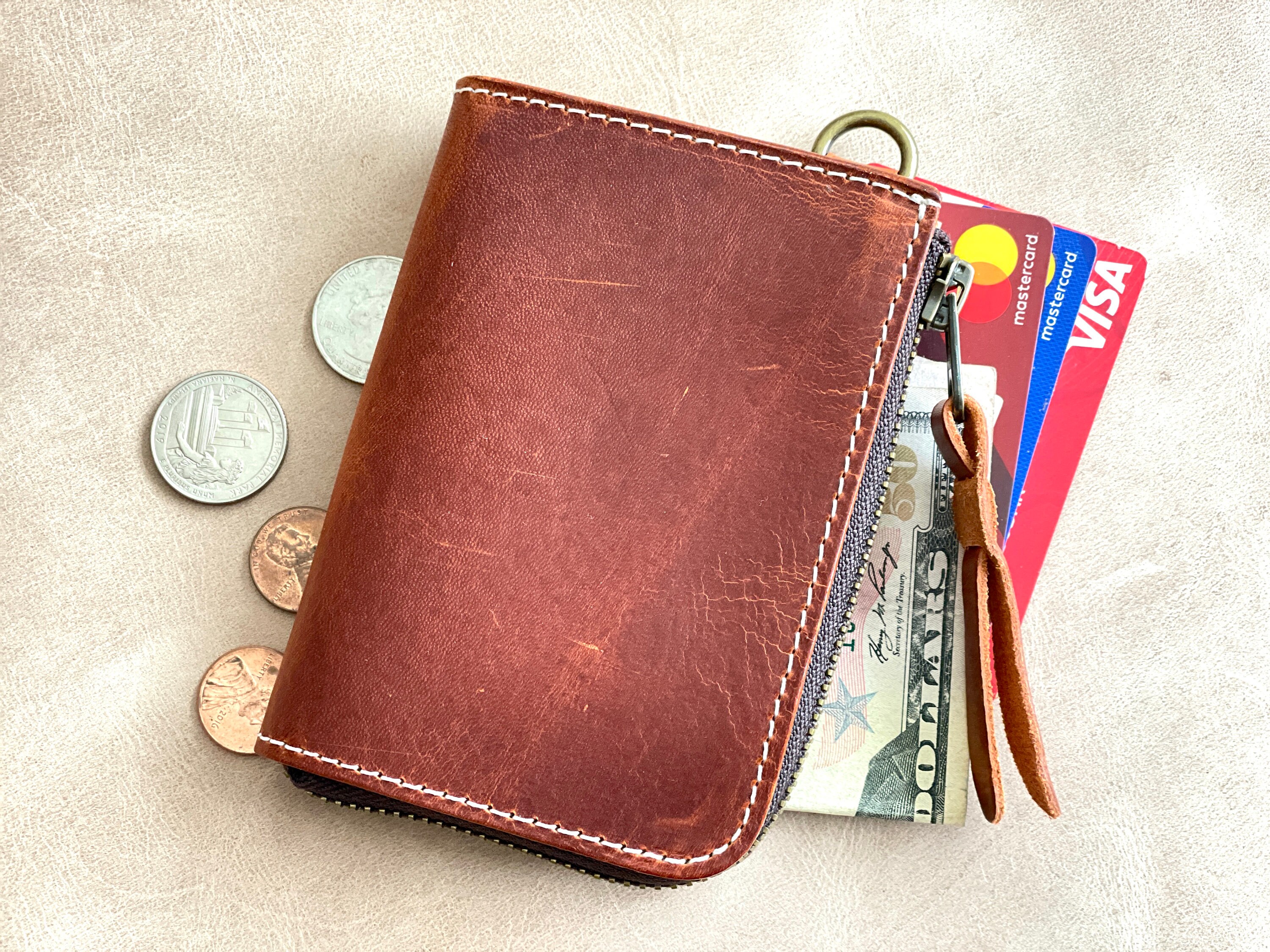 Womens Leather wallet women's Wallet organizer Etsy