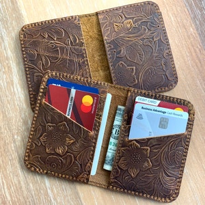 Cartera de piel para mujer, Organizador de carteras para mujer, Cartera de mujer, Cartera de piel, Cartera FLORAL, Cartera FLORAL, Cartera