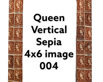 004 Sepia Queen Frame
