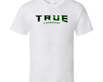 True Lacrosse Green Flag T Shirt