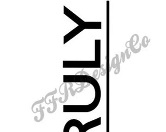 Truly Can Svg - Etsy