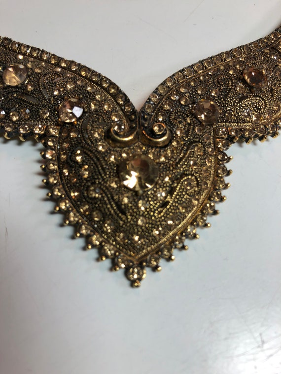 Vintage rhinestone necklace - image 3