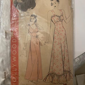 vintage dress pattern