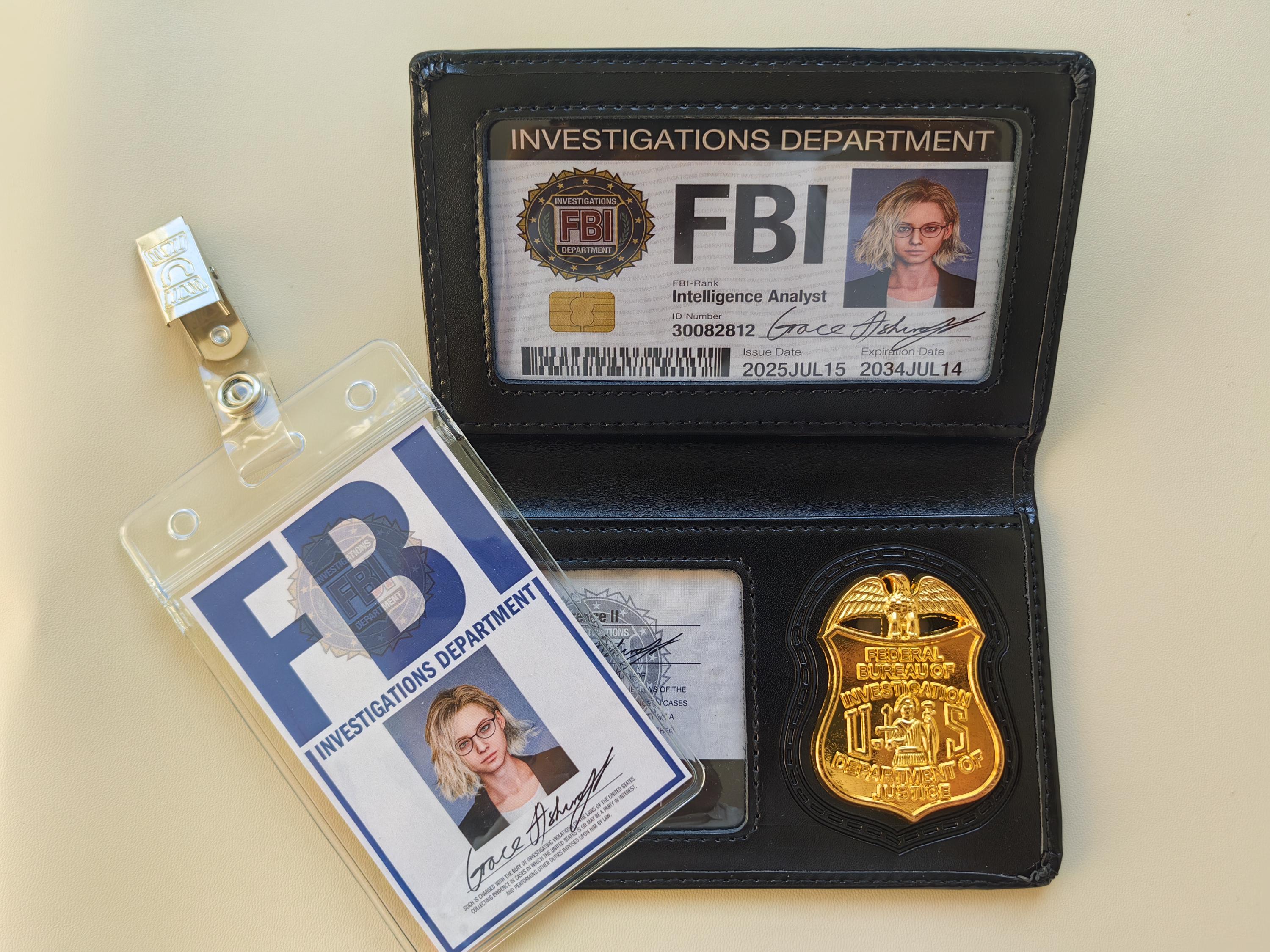 Usa Fbi Id Card