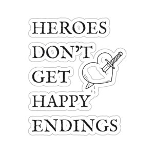 Cute Sticker, Once Upon a Broken Heart Sticker, Kindle Sticker, Laptop Sticker