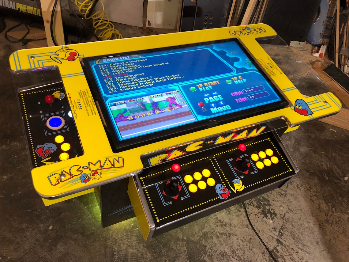 3 sided cocktail arcade custom designed made to Etsy