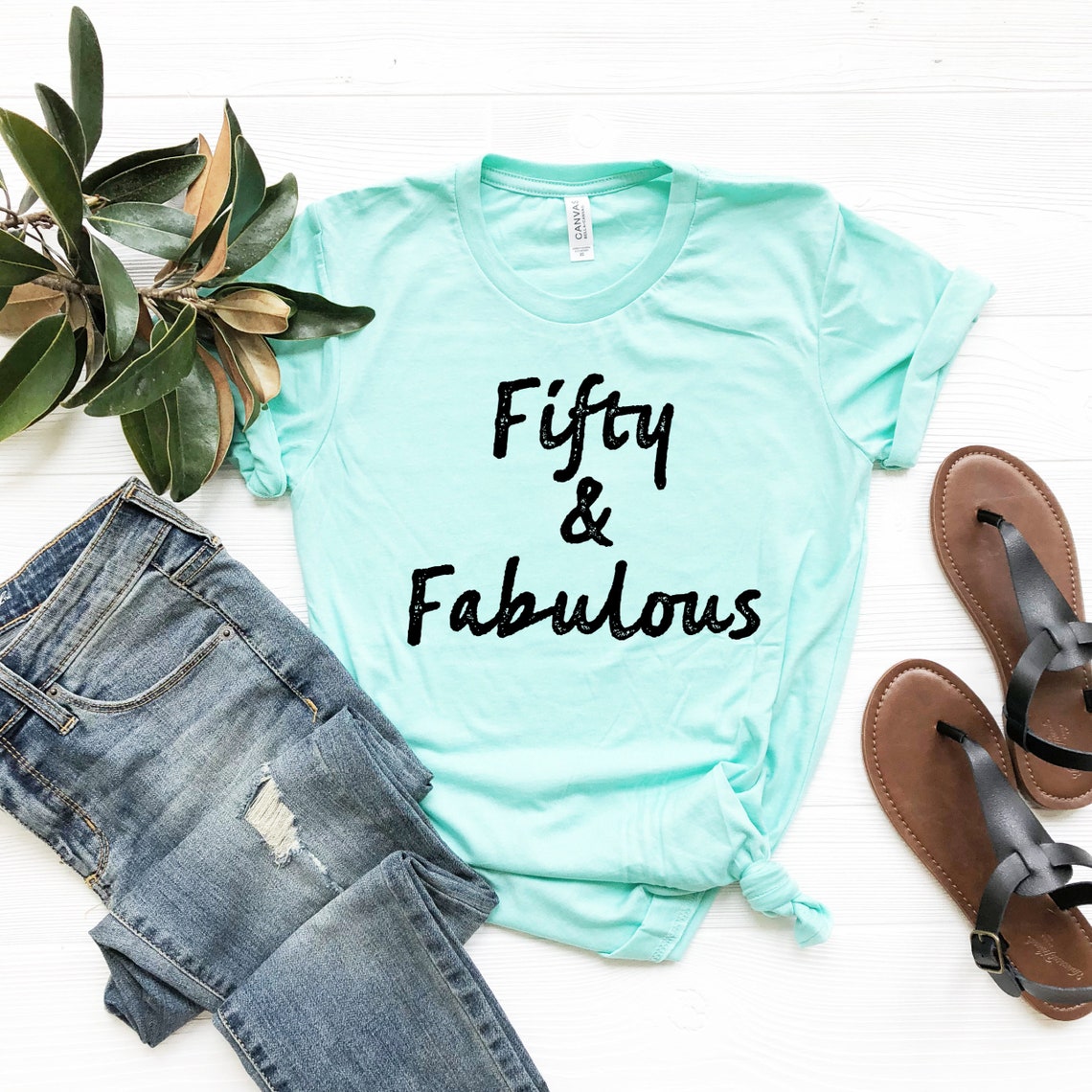 Fifty And Fabulous Shirt 50th Birthday Shirt 50th Birthday
