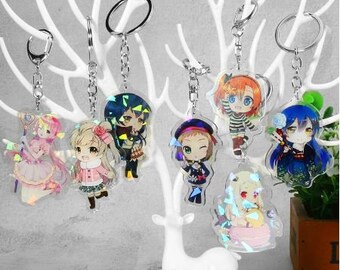 Anime Keychain Charm - Etsy Anime Keychain Charm - Etsy