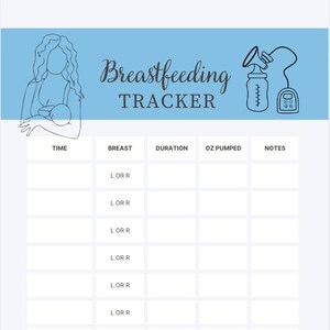 Breastfeeding / Pumping Tracker