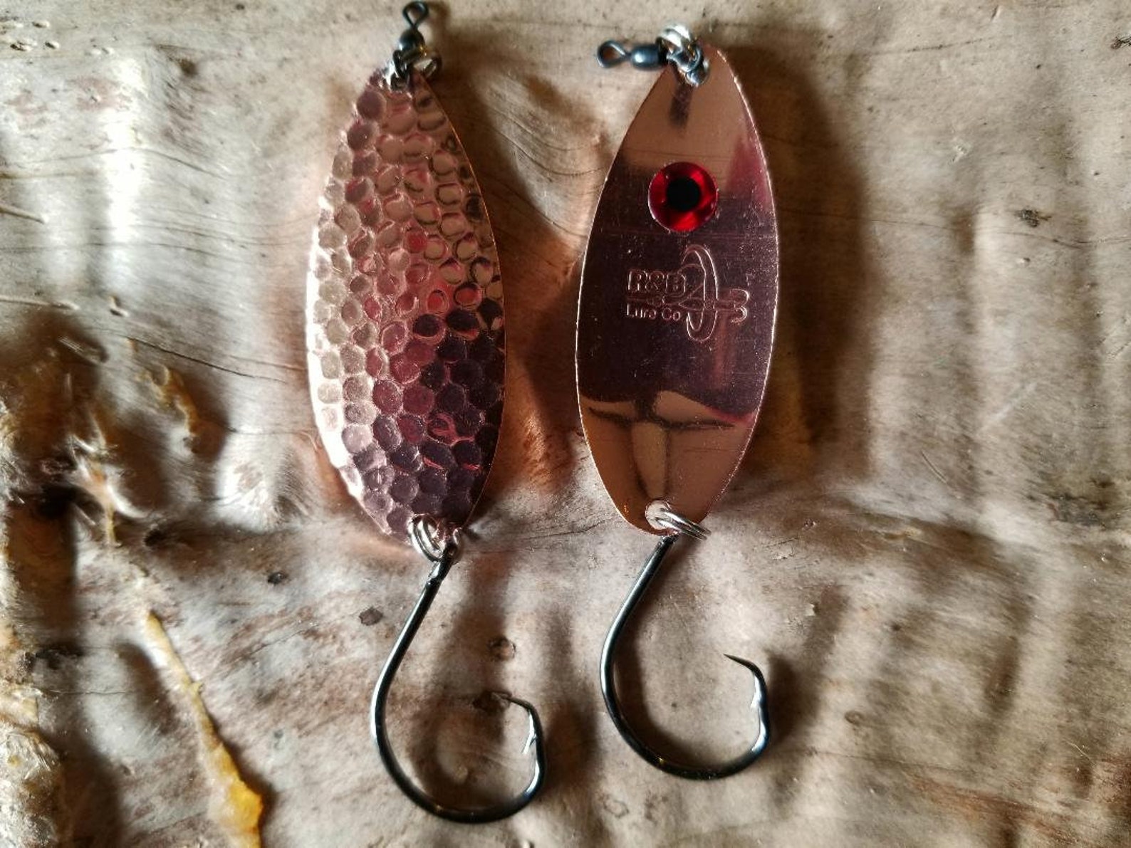 2 pack Fishing spoons for Salmon/Steelhead/Pike 3/8 oz and Etsy
