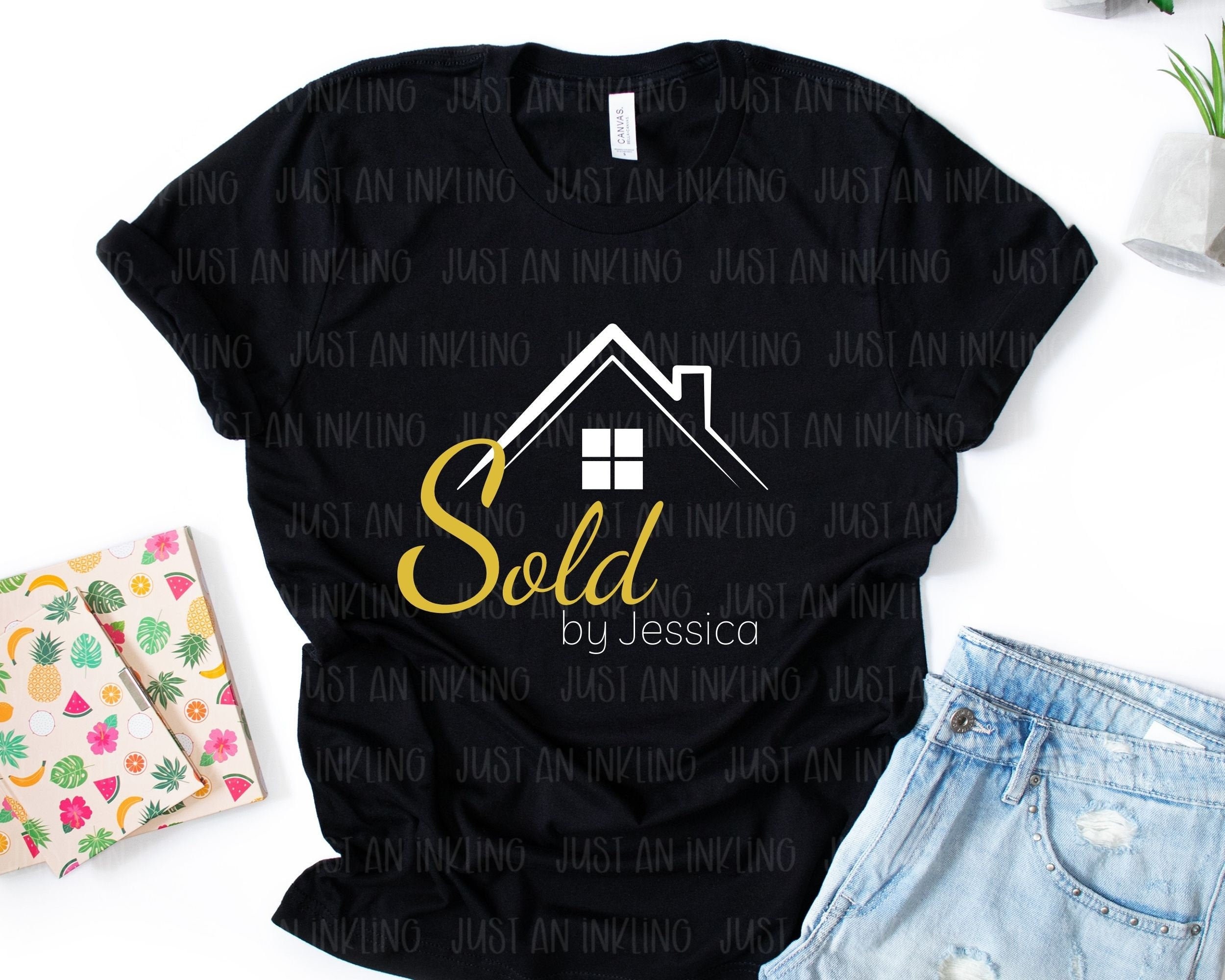 Realtor Shirt Sold Personalized Real Estate Agent Broker | Etsy