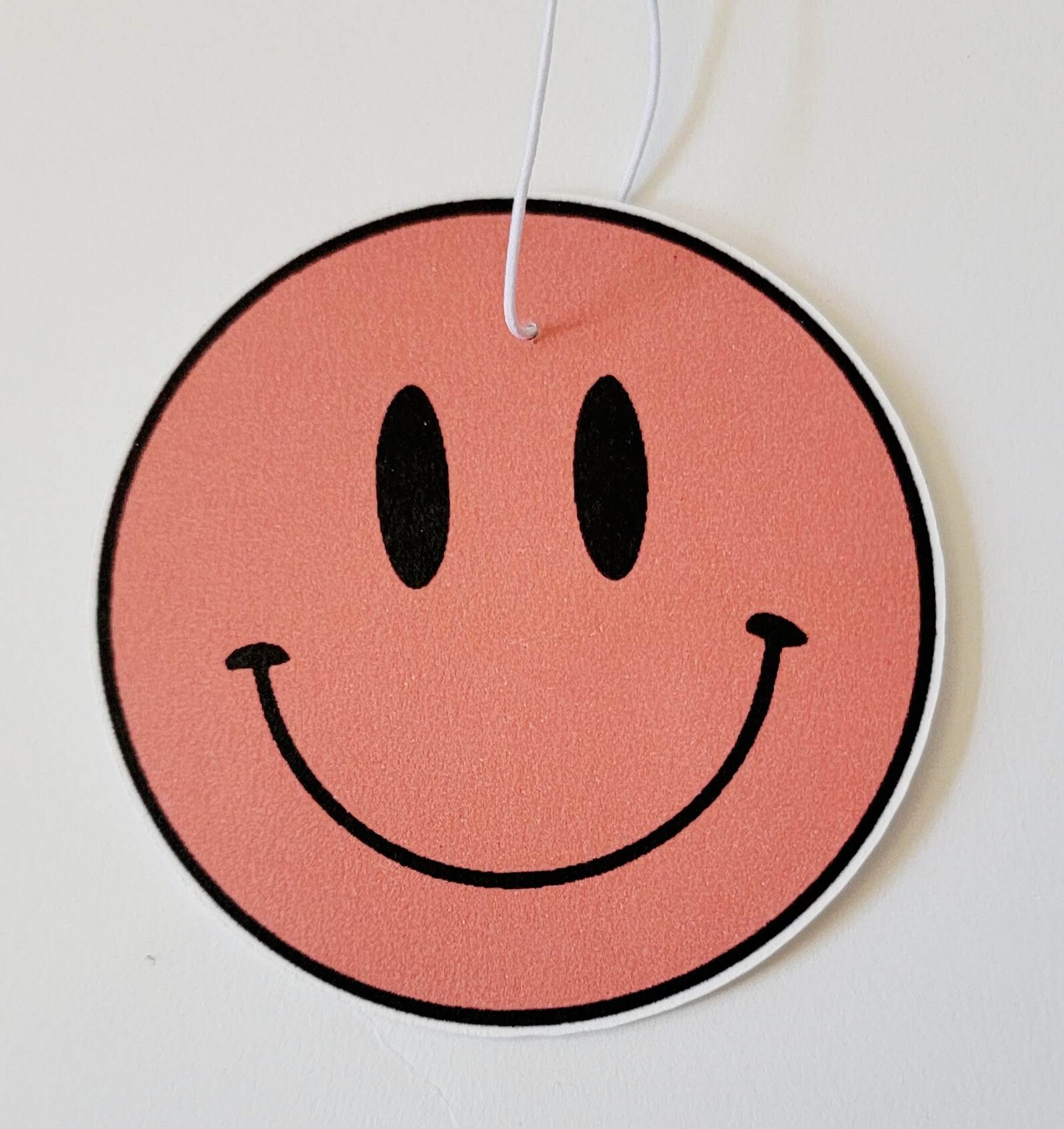 Smiley Face Vintage Car Air Freshener Rear View Mirror Etsy