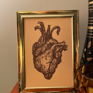 Shriveled Heart | Pencil Drawing | Art Print | Spooky Sketch