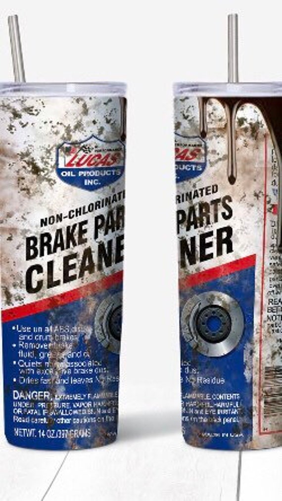 Lucas brake part cleaner tumbler Etsy