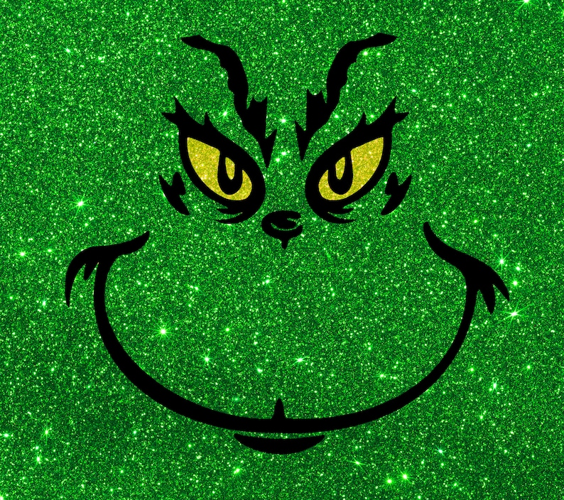 Glitter Grinch Tumbler Download - Etsy