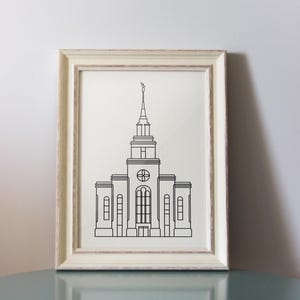 Layton Utah Temple Print | Layton Temple | Temple Print | Digital Download