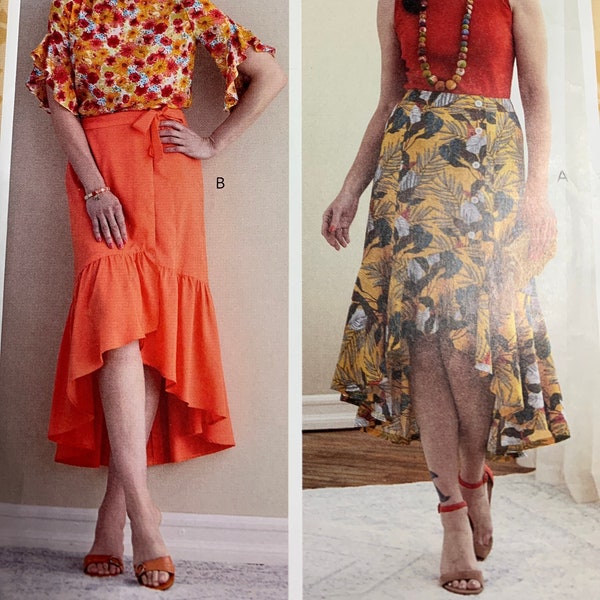 Short/long skirts Not a PDF Misses size 16-24 sewing pattern