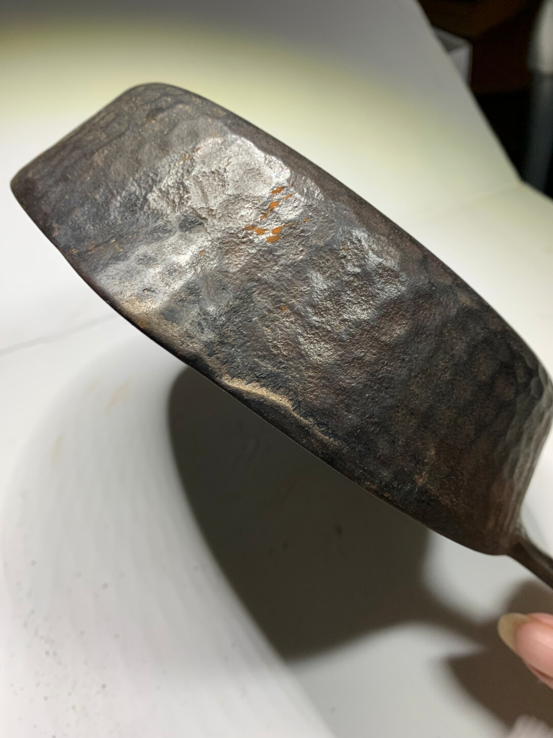 Hammered Cast Iron Skillet 8 Inch Wide and 2 Inches Deep, Vintage Cast Iron Skillet Etsy