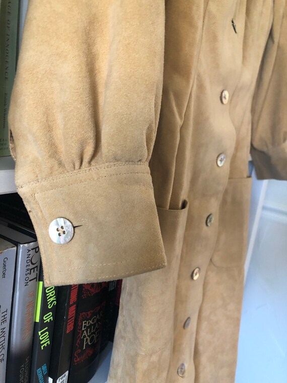 True vintage Goldwaters faux suede jacket - image 3