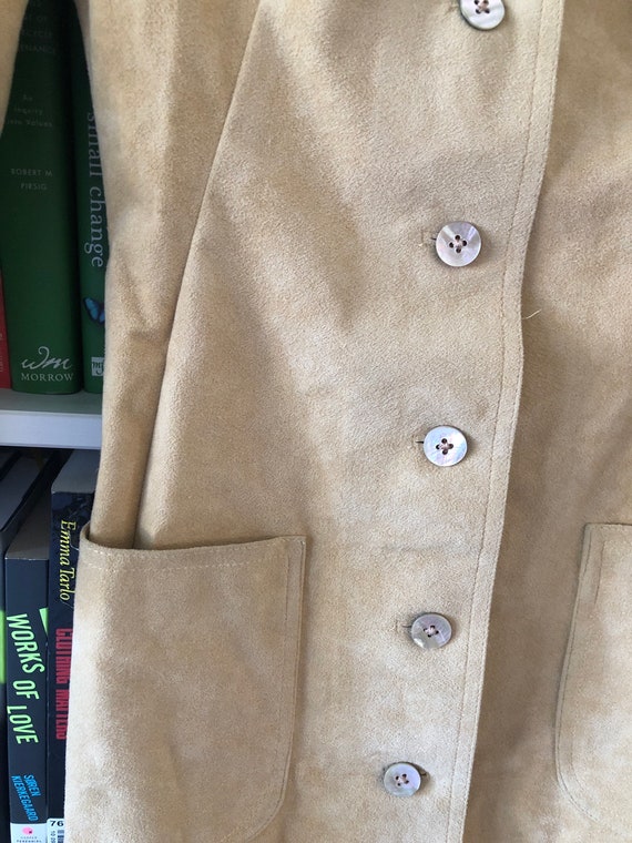 True vintage Goldwaters faux suede jacket - image 2