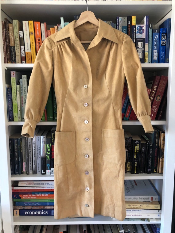 True vintage Goldwaters faux suede jacket - image 1