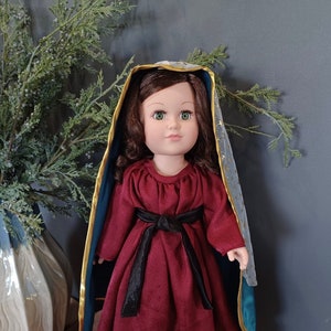 Traje de muñeca de 18" de Nuestra Señora de Guadalupe
