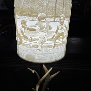 Large Personalized Custom Picture Lamp Shade with Pictures Lithophane 3D Print