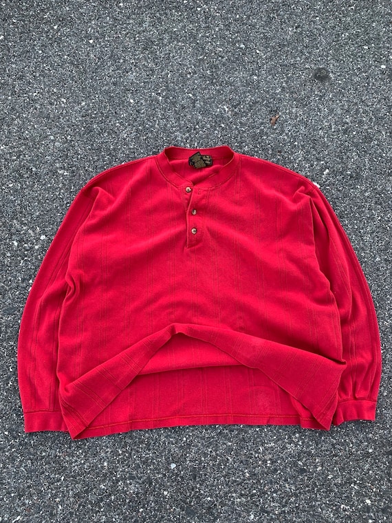 Vintage 90s Eddie Bauer Henley longsleeve - image 1