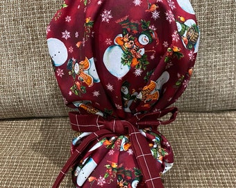 gorro de quirófano navideño